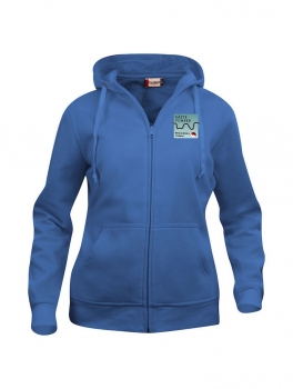 Damen Basic Hoodyjacke inkl.  Logo